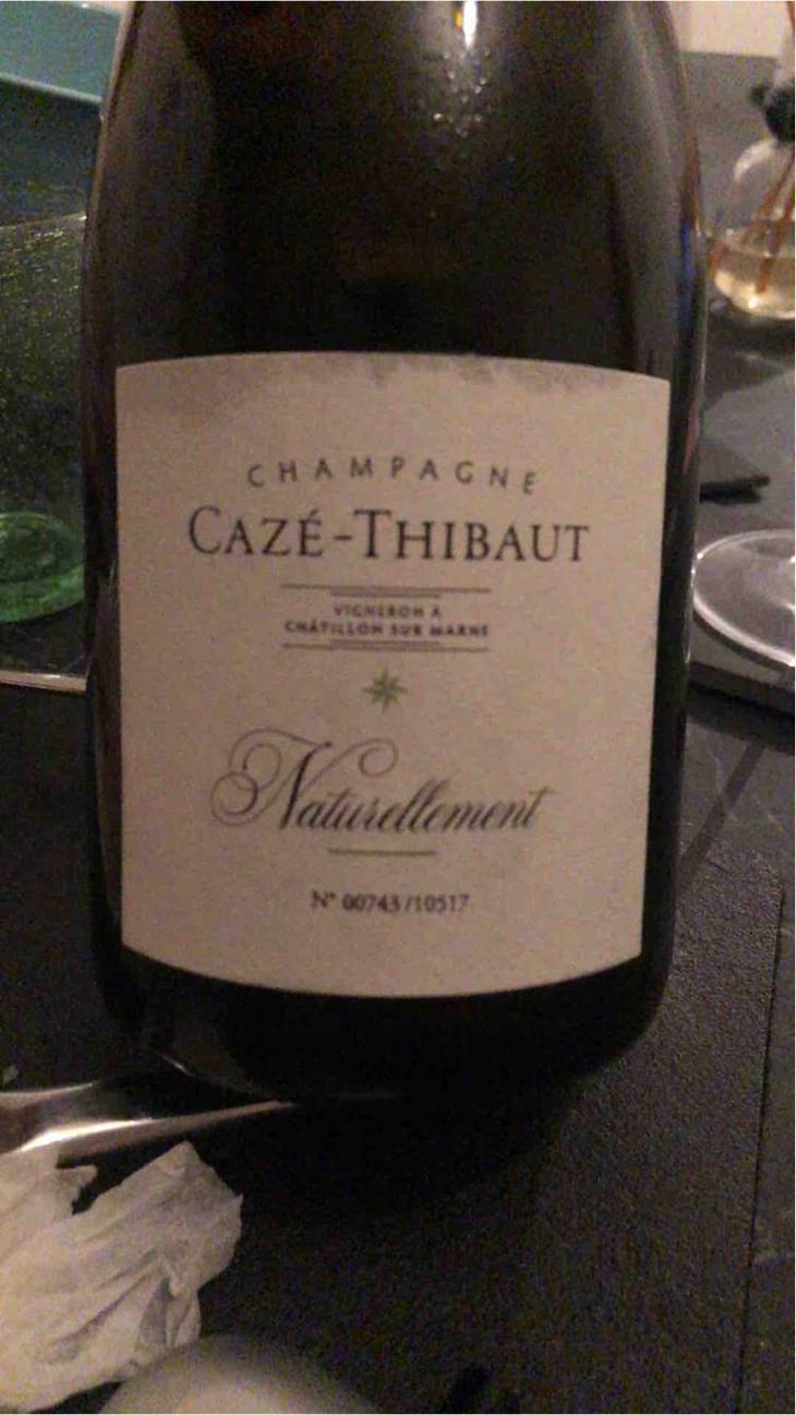Naturellement - Champagne Cazé-Thibaut - Fabien Cazé -2017