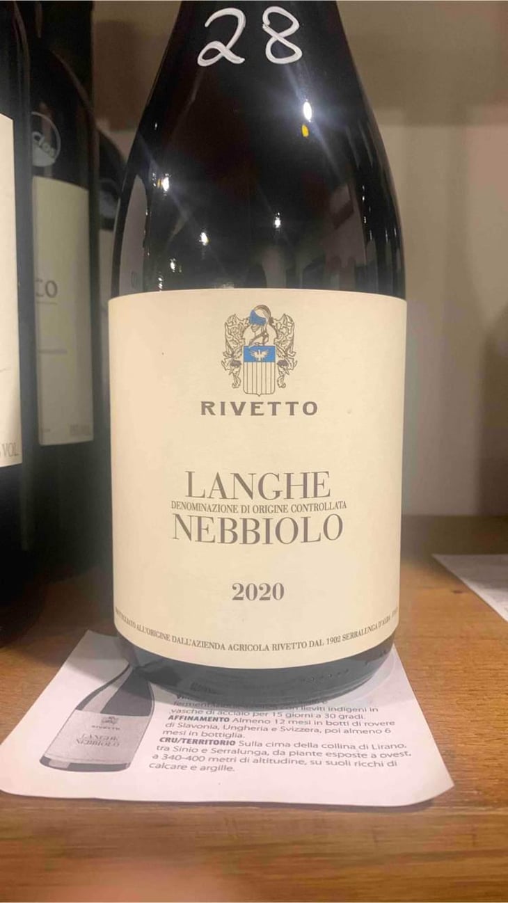 Langhe Nebbiolo - Rivetto - Enrico Rivetto -2020