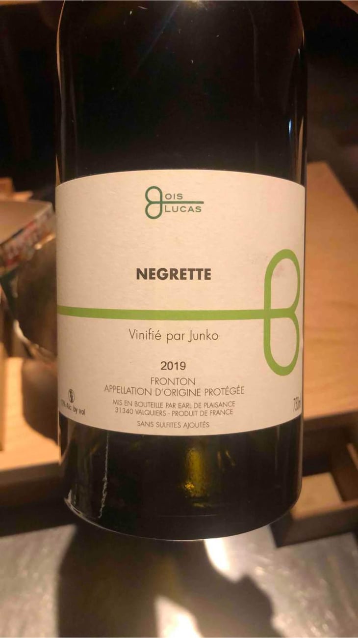Negrette ( Vinifié par Junko ) - Domaine Plaisance - Penavayre - Louis, Marc et Thibaut Penavayre 