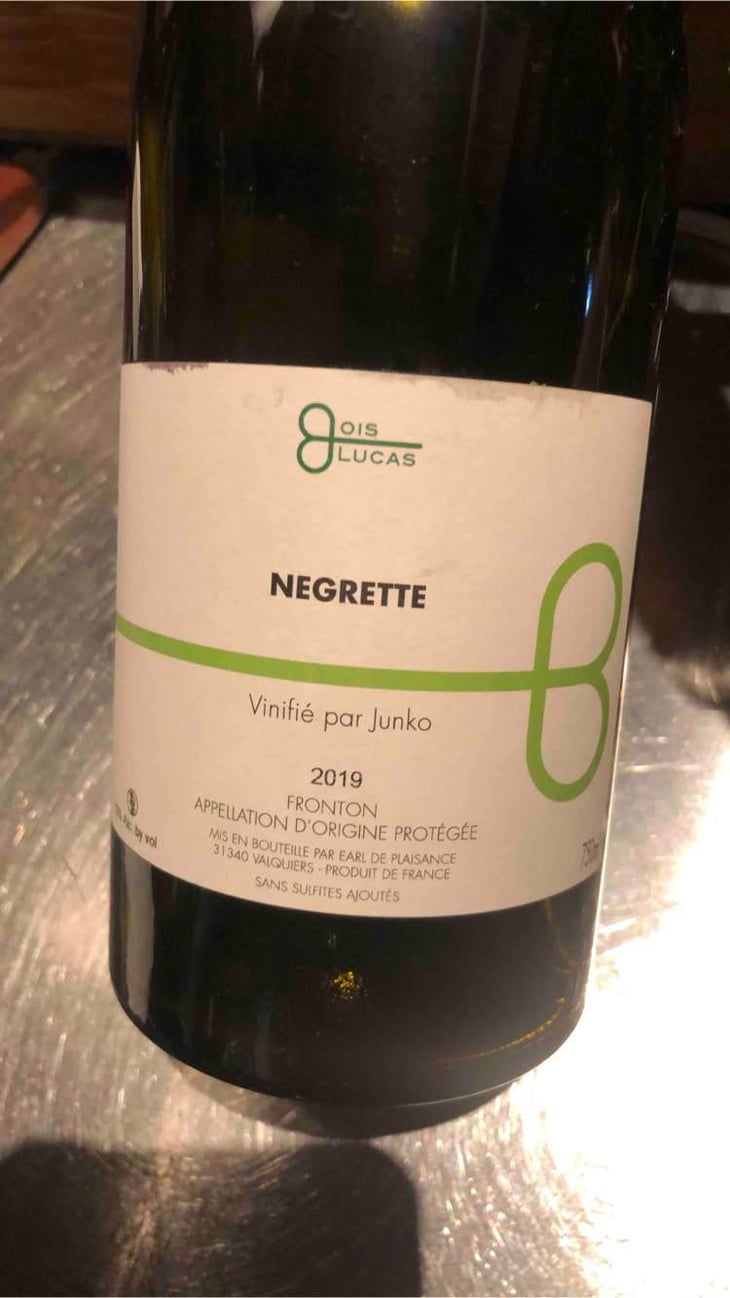 Negrette ( Vinifié par Junko ) - Domaine Plaisance - Penavayre - Louis, Marc et Thibaut Penavayre 