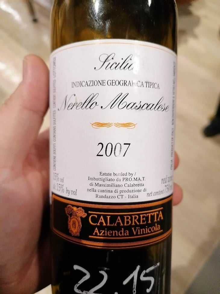 Nerello Mascalese - Azienda Vinicola Calabretta - Massimiliano Calabretta 