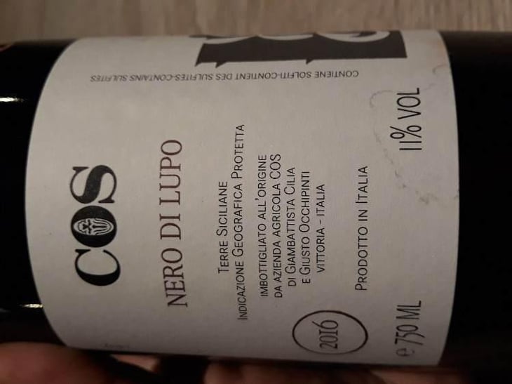 Nero di Lupo - COS - Giambattista Cilia, Cirino Strano & Giusto Occhipinti 