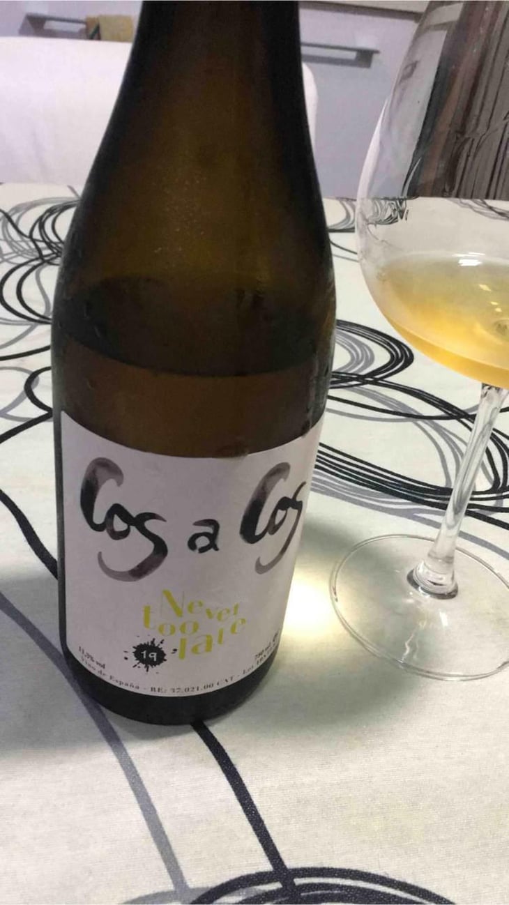 Never Too Late Blanc - Celler Cos A Cos - Cristobal Vanyo Beneyto 