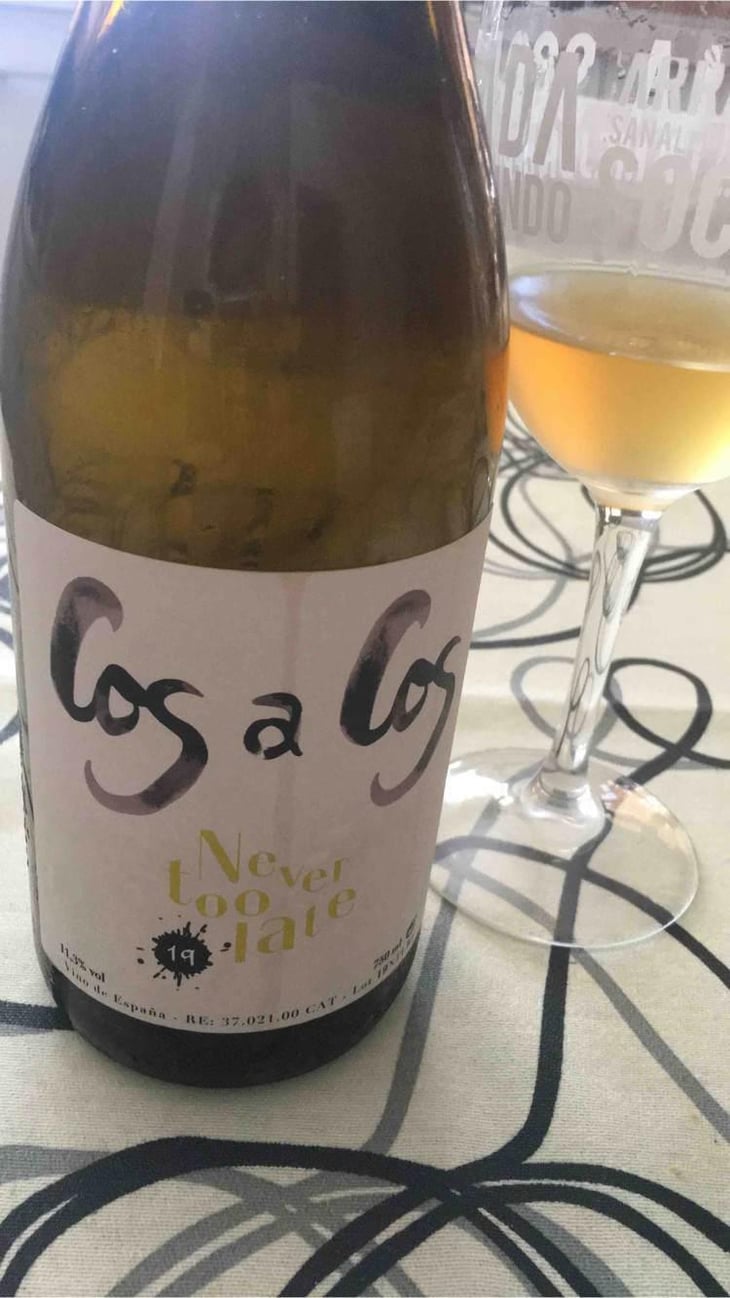 Never Too Late Blanc - Celler Cos A Cos - Cristobal Vanyo Beneyto 