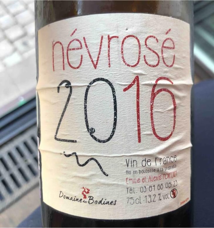 Névrosé - Domaine des Bodines - Emilie & Alexis Porteret 