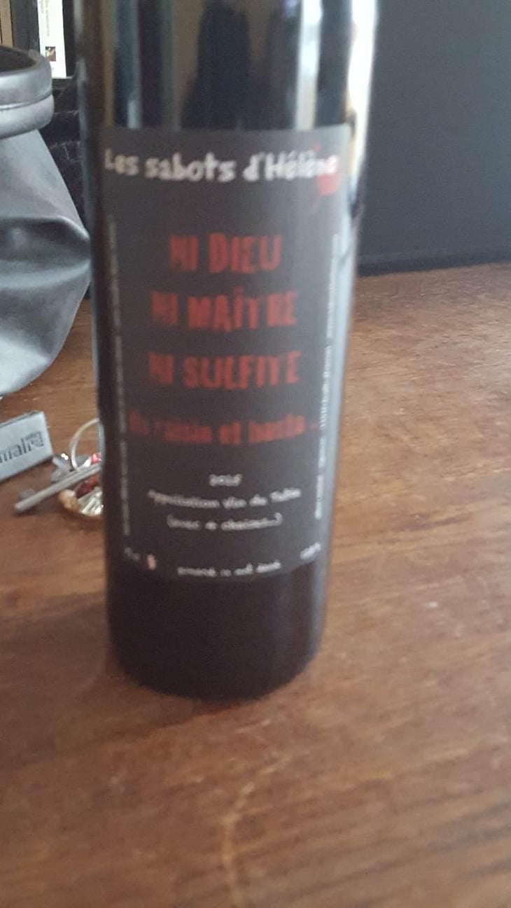 Ni Dieu Ni Maitre Ni Sulfite... - Les Sabots d'Hélène - Alban Michel 