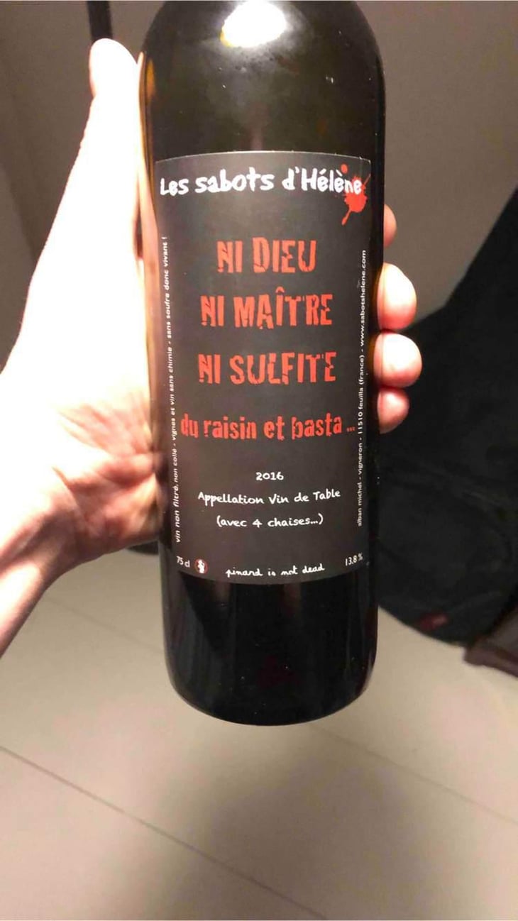 Ni Dieu Ni Maitre Ni Sulfite... - Les Sabots d'Hélène - Alban Michel 