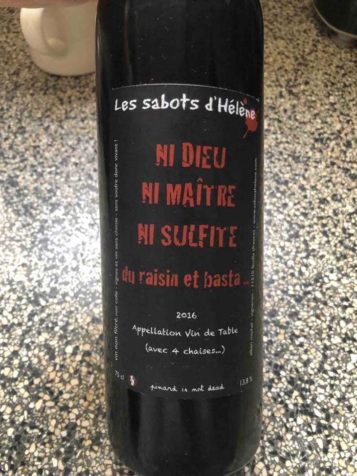 Ni Dieu Ni Maitre Ni Sulfite... - Les Sabots d'Hélène - Alban Michel 