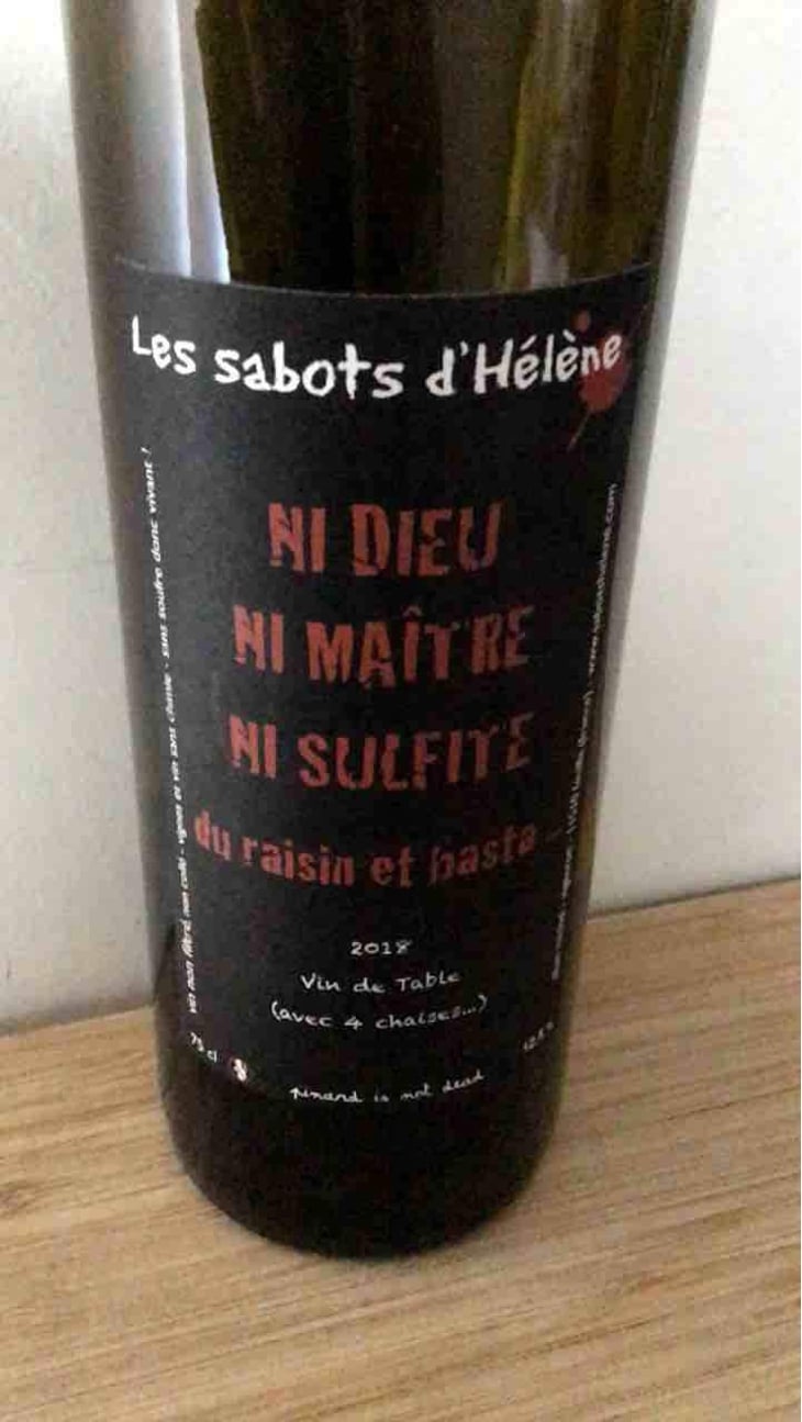 Ni Dieu Ni Maitre Ni Sulfite... - Les Sabots d'Hélène - Alban Michel 