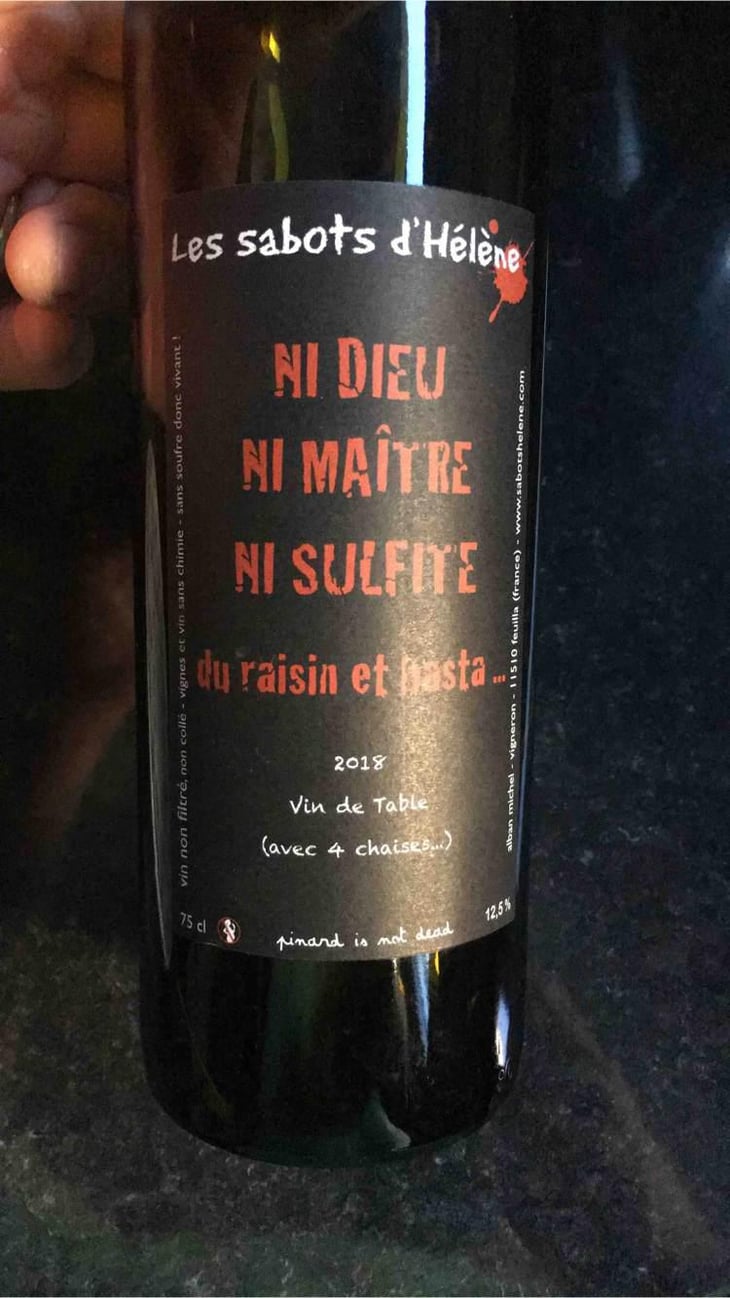 Ni Dieu Ni Maitre Ni Sulfite... - Les Sabots d'Hélène - Alban Michel 