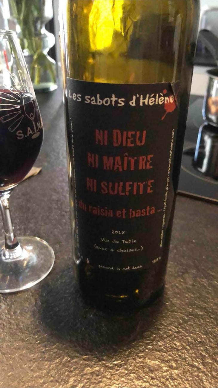 Ni Dieu Ni Maitre Ni Sulfite... - Les Sabots d'Hélène - Alban Michel 