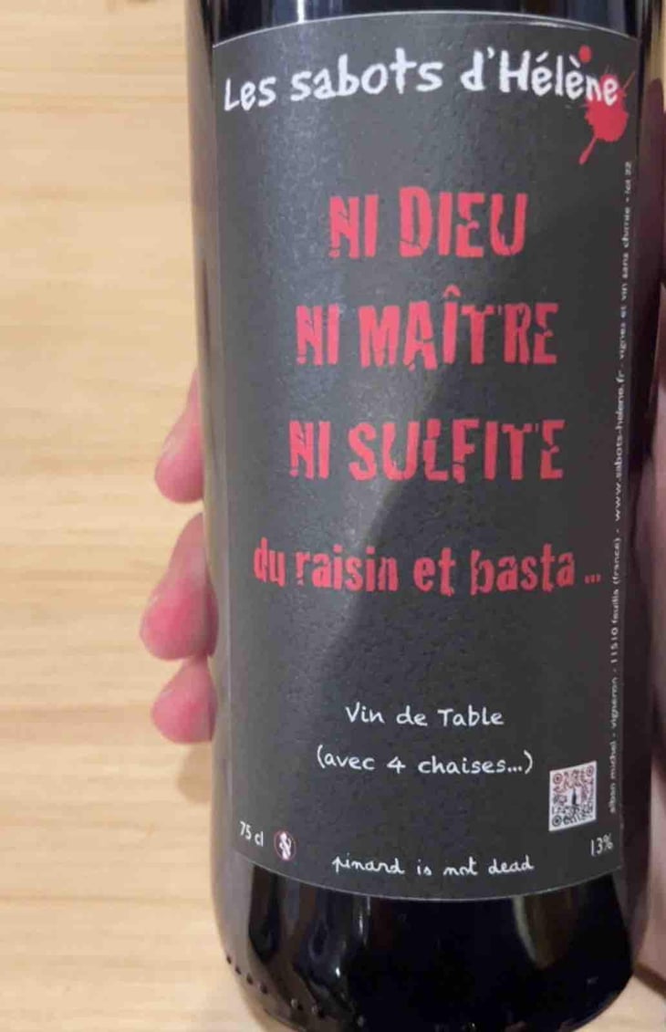 Ni Dieu Ni Maitre Ni Sulfite... - Les Sabots d'Hélène - Alban Michel 