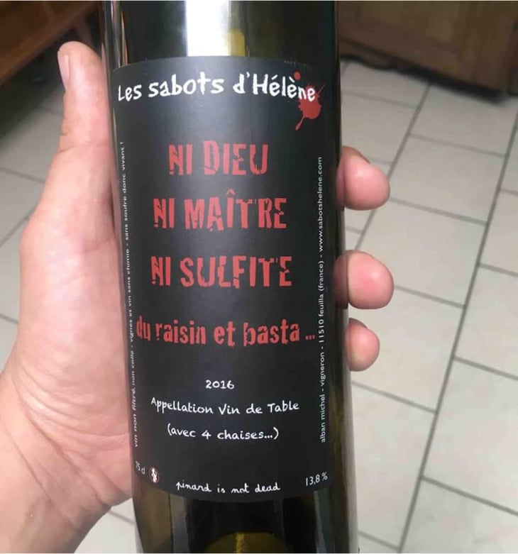 Ni Dieu Ni Maitre Ni Sulfite... - Les Sabots d'Hélène - Alban Michel 