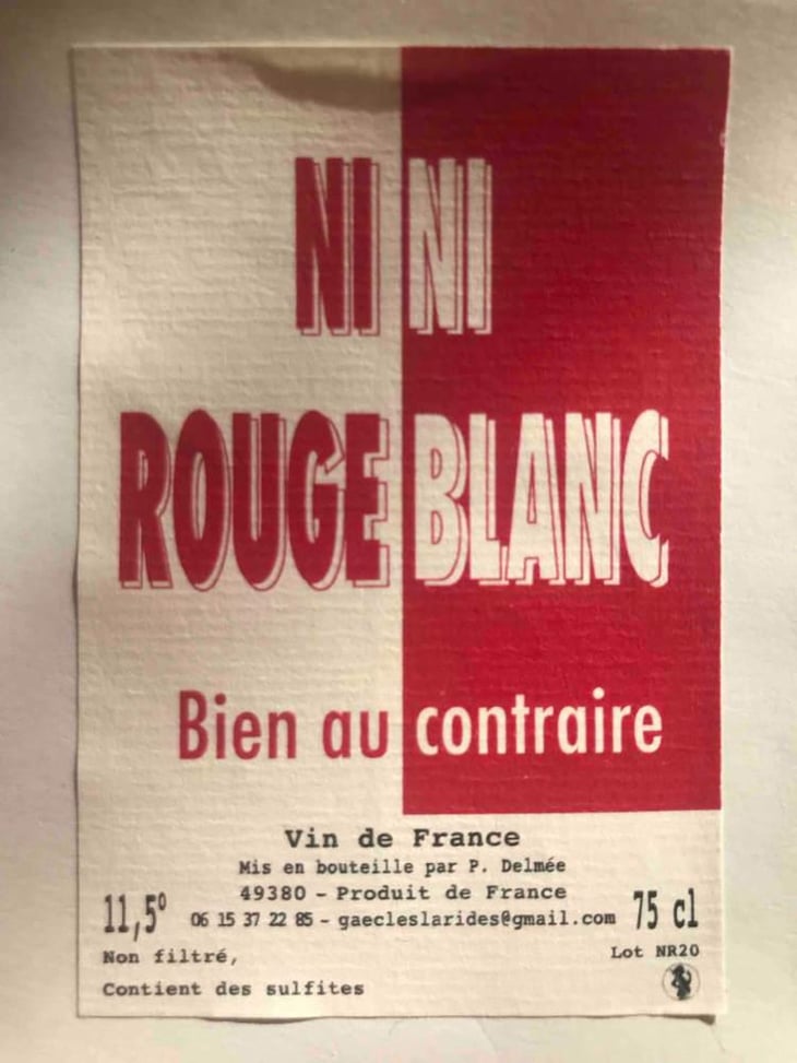 Ni Rouge Ni Blanc Bien Au Contraire - Delmée Martin - Philippe Delmée & Aurélien Martin 