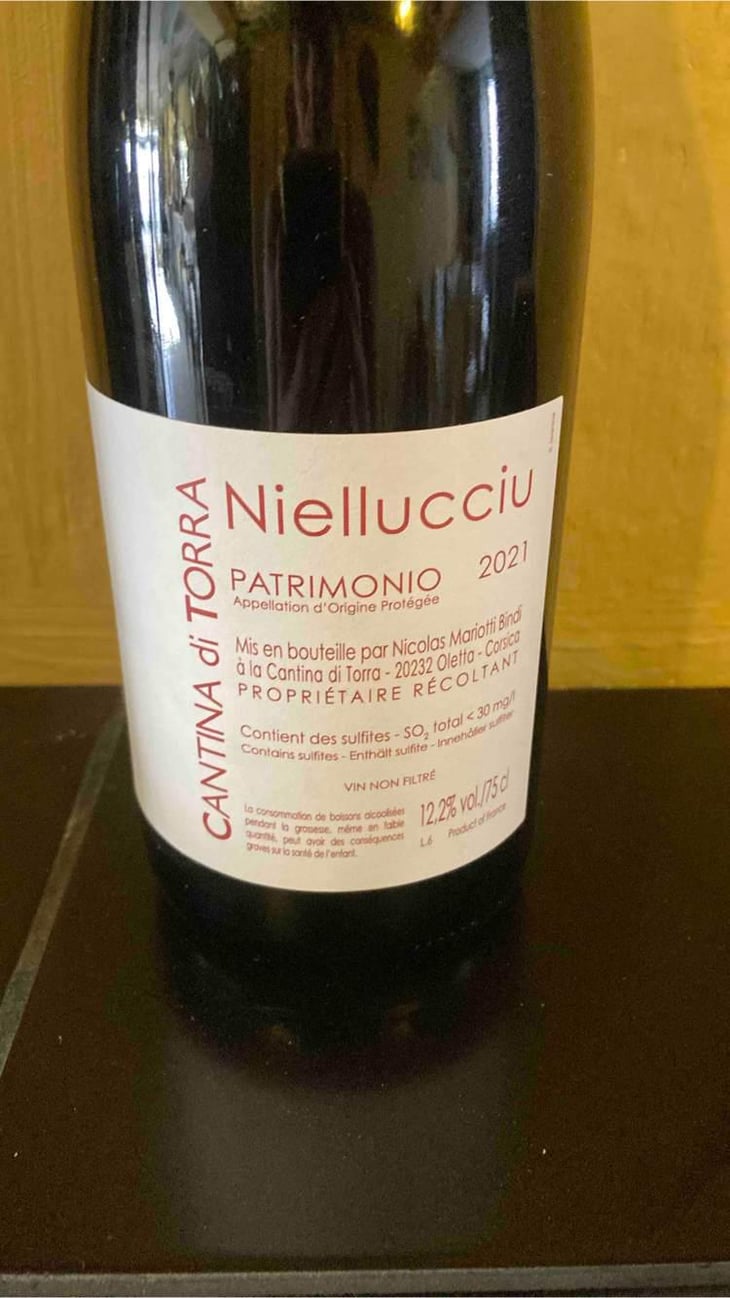 Niellucciu - Cantina di Torra - Nicolas Mariotti Bindi 