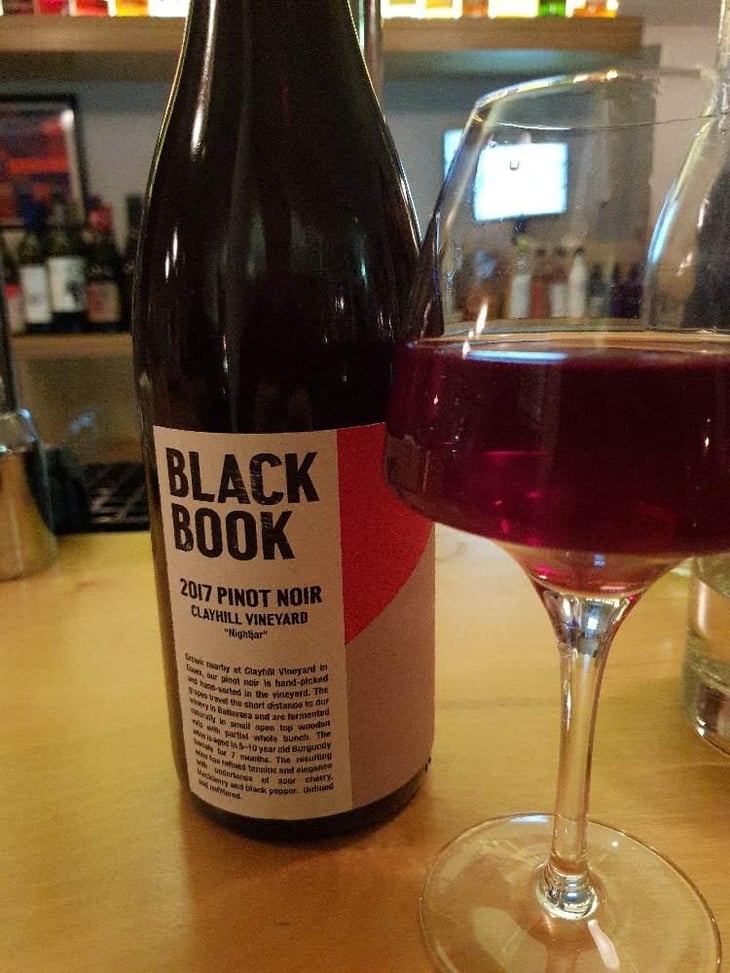 Nightjar Pinot Noir - Essex - Black Book 