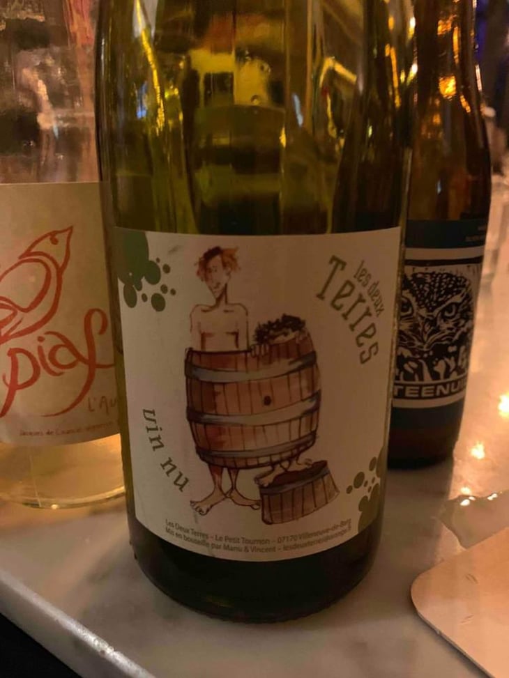 Vin Nu Blanc - Les Deux Terres - Vincent Fargier & Emmanuel Cunin 