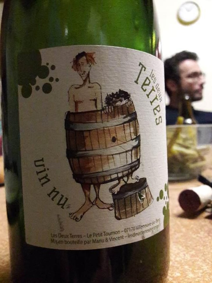 Vin Nu Blanc - Les Deux Terres - Vincent Fargier & Emmanuel Cunin 