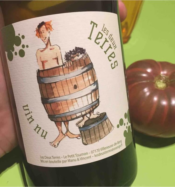Vin Nu Blanc - Les Deux Terres - Vincent Fargier & Emmanuel Cunin 