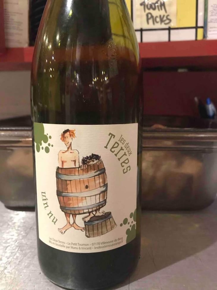 Vin Nu Blanc - Les Deux Terres - Vincent Fargier & Emmanuel Cunin 