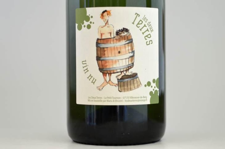 Vin Nu Blanc - Les Deux Terres - Vincent Fargier & Emmanuel Cunin 