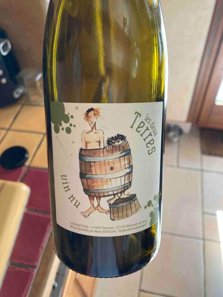 Vin Nu Blanc - Les Deux Terres - Vincent Fargier & Emmanuel Cunin 