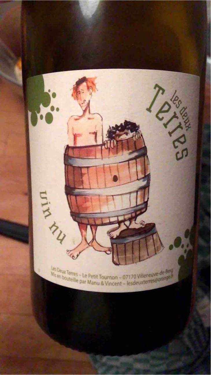 Vin Nu Blanc - Les Deux Terres - Vincent Fargier & Emmanuel Cunin 