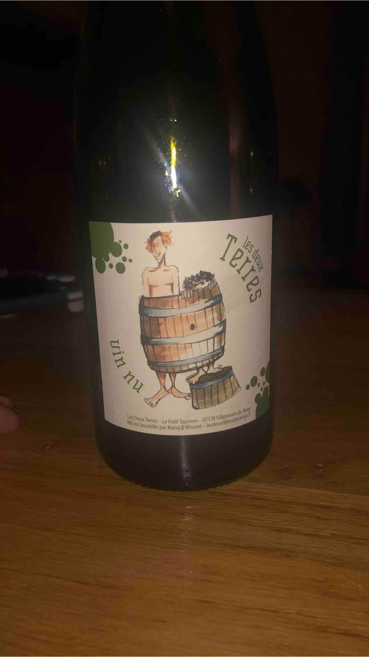 Vin Nu Blanc - Les Deux Terres - Vincent Fargier & Emmanuel Cunin 