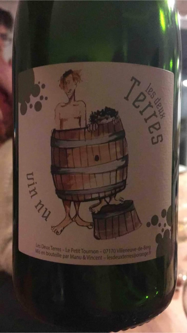 Vin Nu Blanc - Les Deux Terres - Vincent Fargier & Emmanuel Cunin 