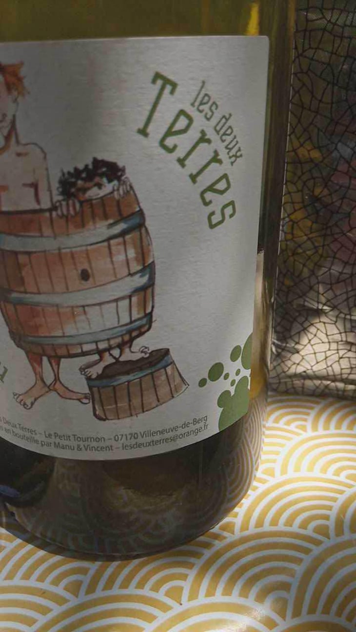 Vin Nu Blanc - Les Deux Terres - Vincent Fargier & Emmanuel Cunin 