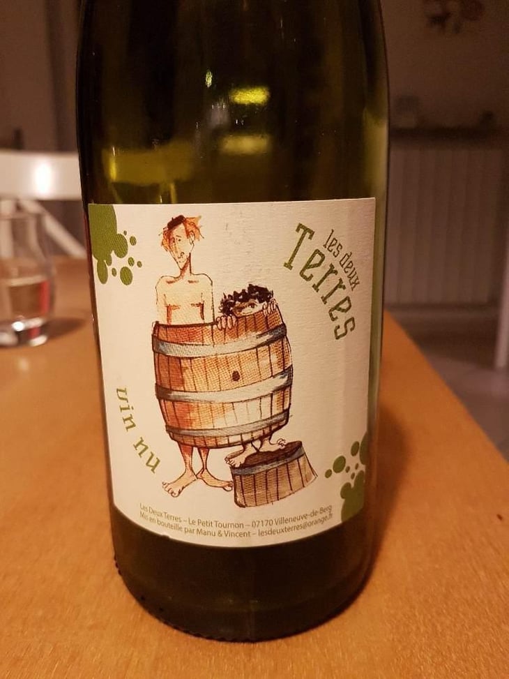 Vin Nu Blanc - Les Deux Terres - Vincent Fargier & Emmanuel Cunin 