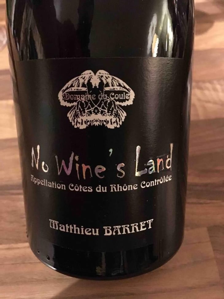 No Wine's Land - Domaine du Coulet - Matthieu Barret 