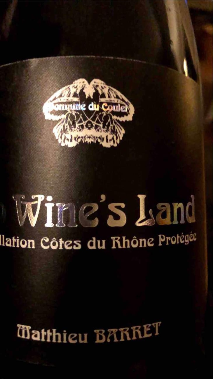 No Wine's Land - Domaine du Coulet - Matthieu Barret 