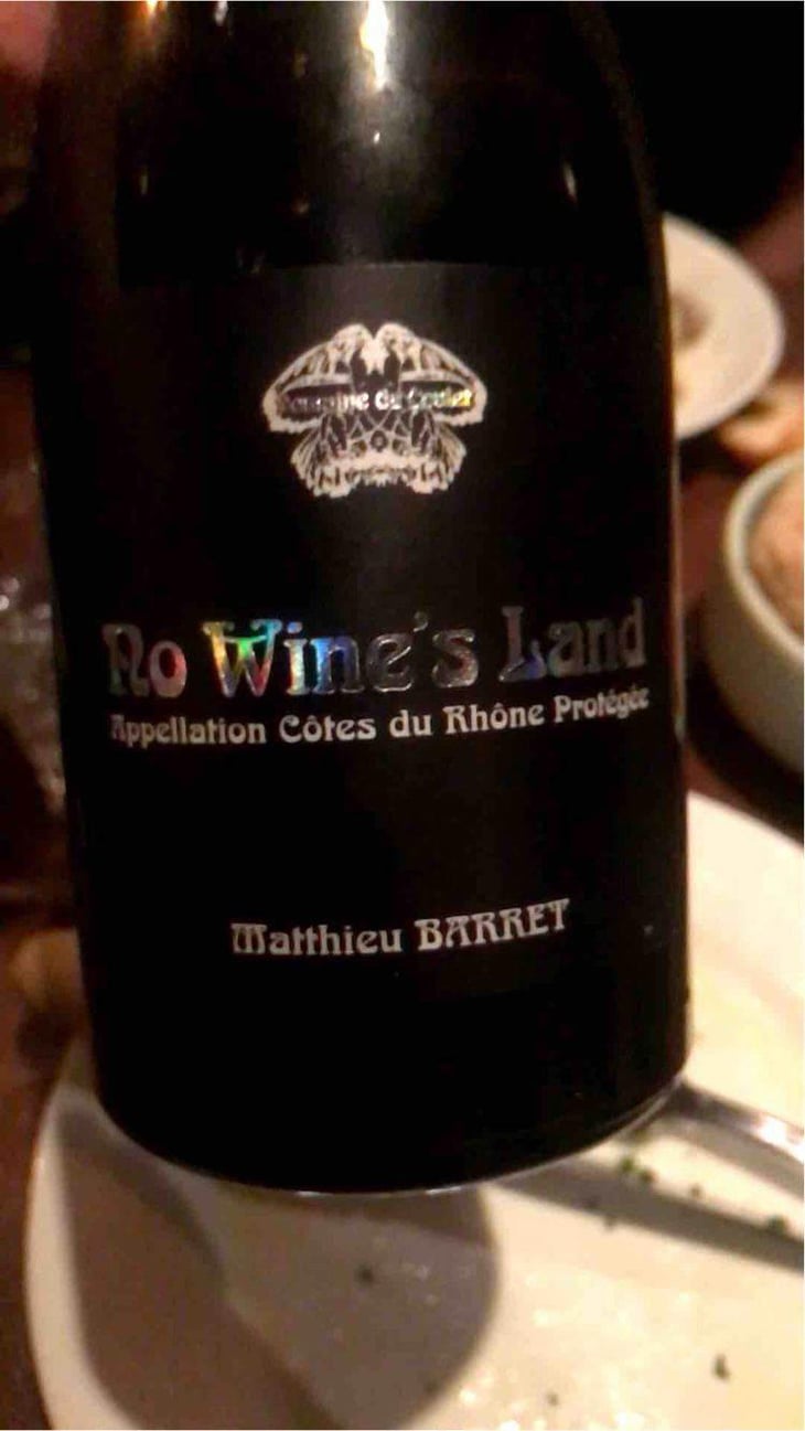 No Wine's Land - Domaine du Coulet - Matthieu Barret 