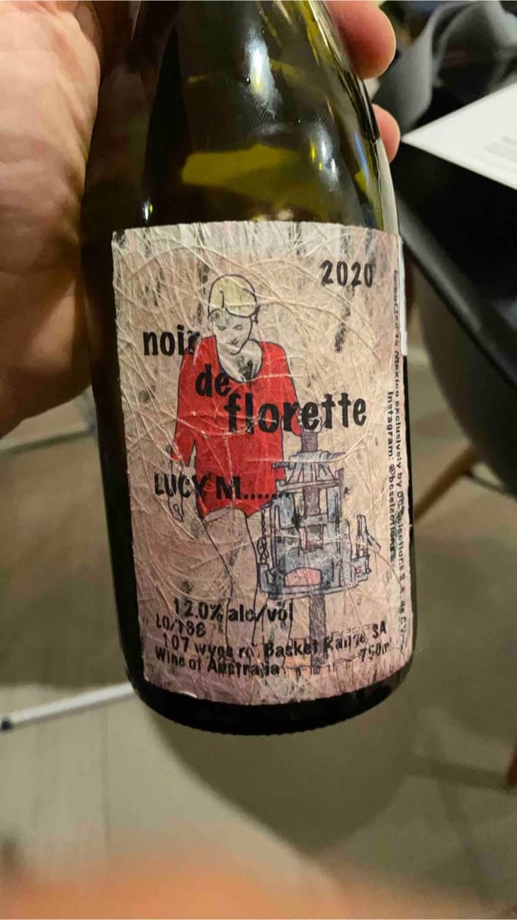 Noir de Florette (old label) - Lucy Margaux Vineyards - Anton Van Klopper 