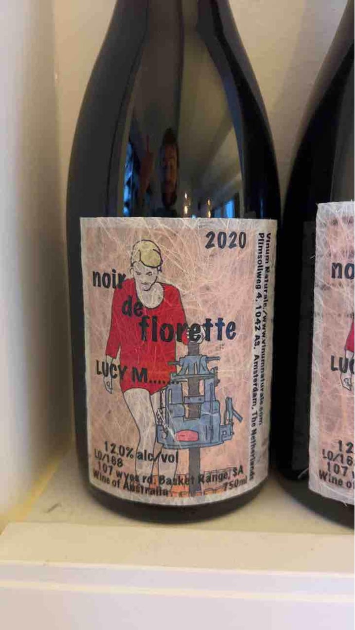 Noir de Florette (old label) - Lucy Margaux Vineyards - Anton Van Klopper 