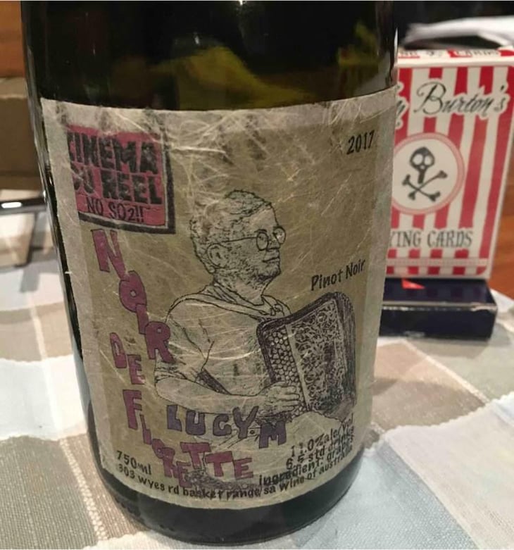 Noir de Florette (old label) - Lucy Margaux Vineyards - Anton Van Klopper 