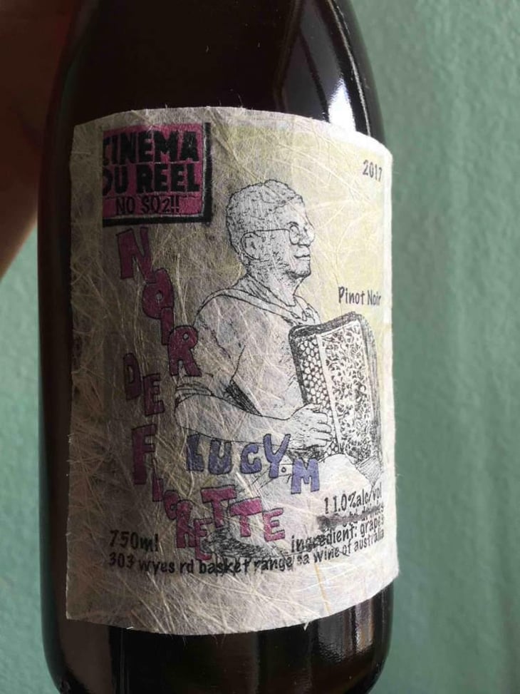 Noir de Florette (old label) - Lucy Margaux Vineyards - Anton Van Klopper 