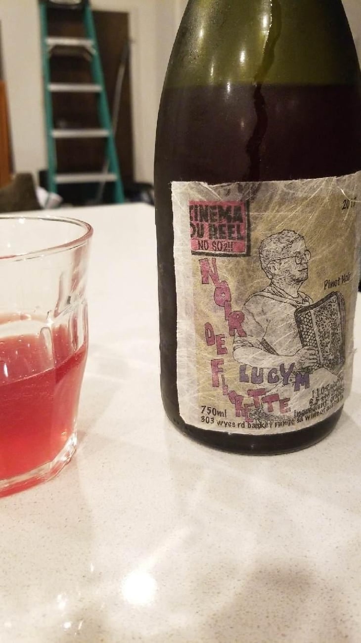 Noir de Florette (old label) - Lucy Margaux Vineyards - Anton Van Klopper 