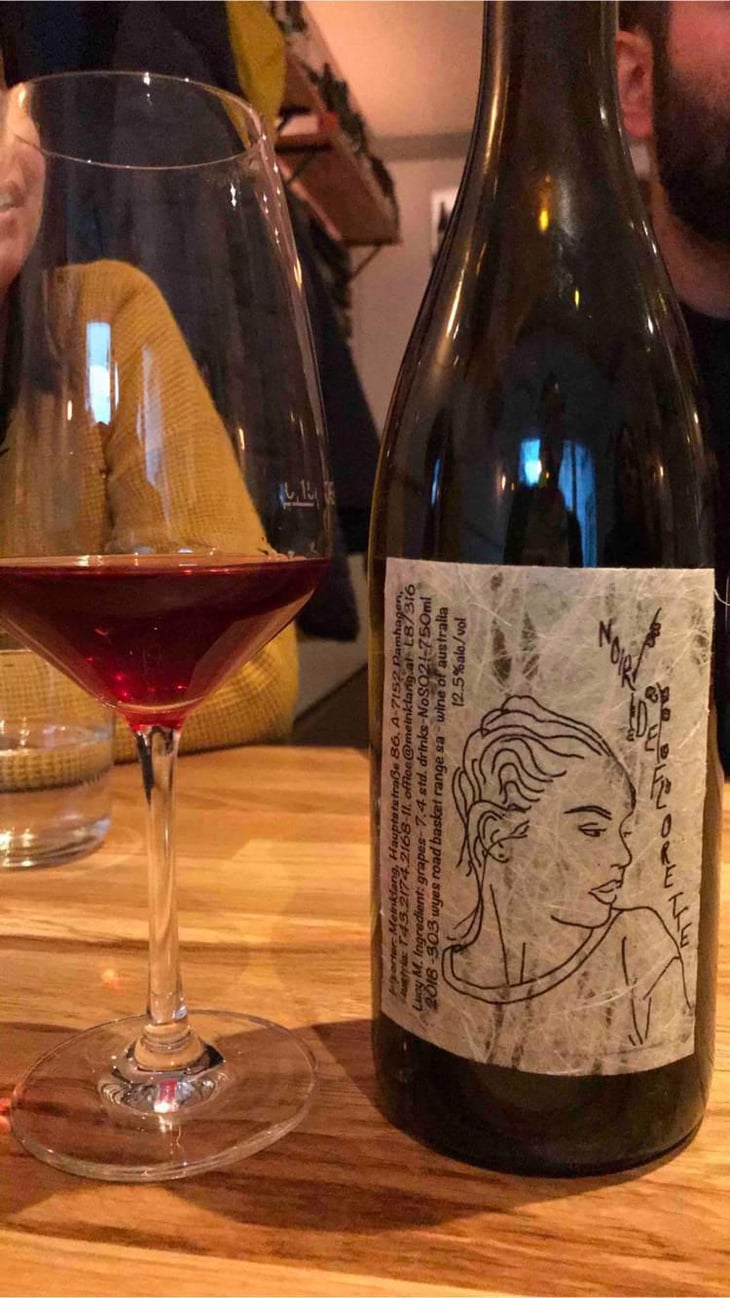 Noir de Florette (old label) - Lucy Margaux Vineyards - Anton Van Klopper 