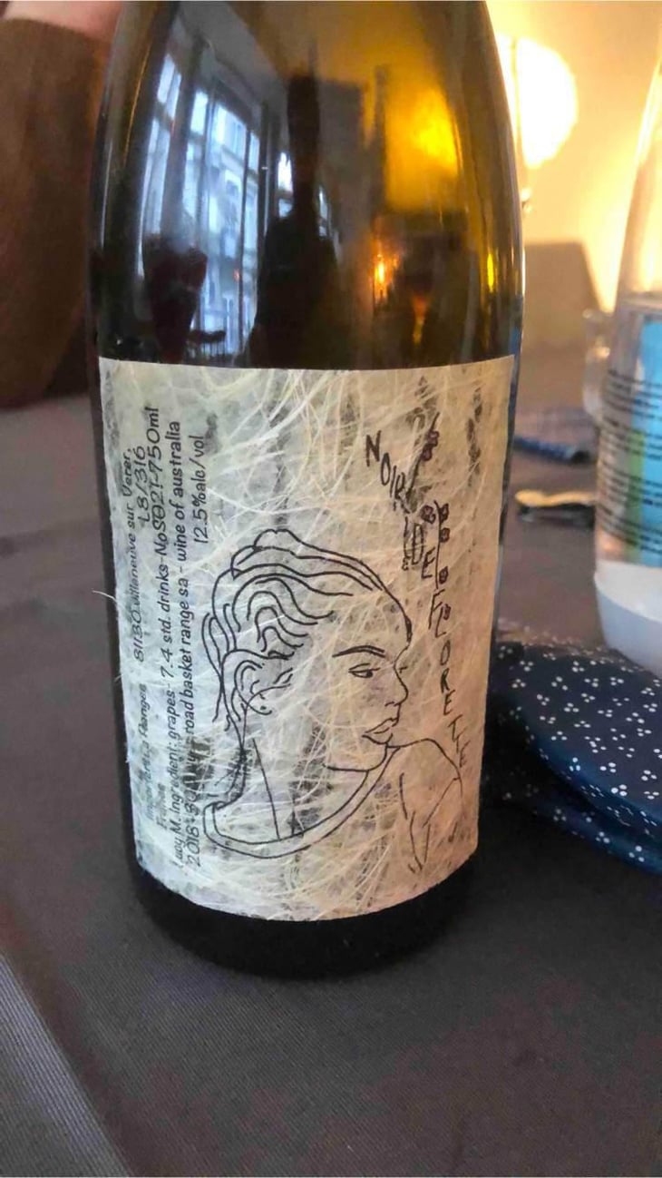 Noir de Florette (old label) - Lucy Margaux Vineyards - Anton Van Klopper 