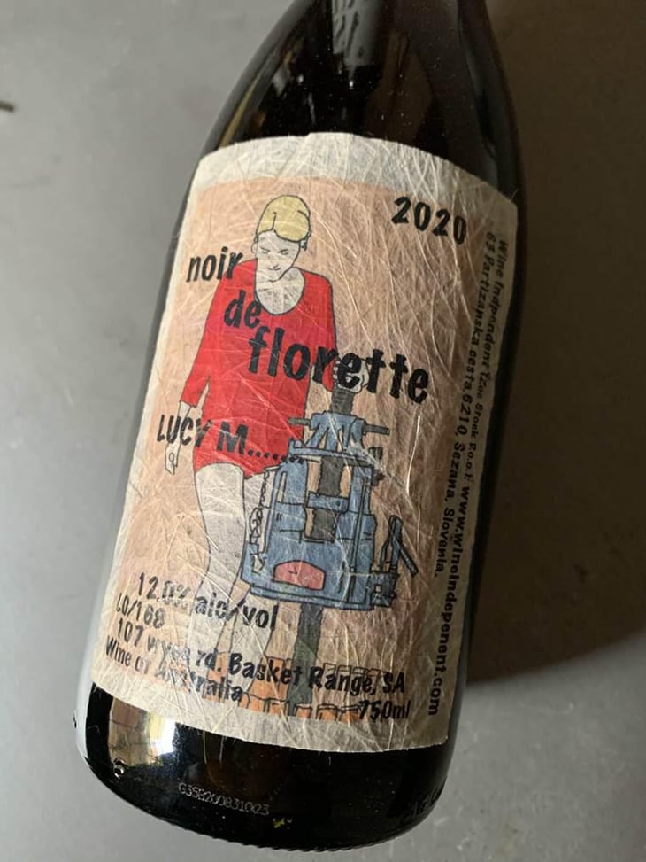 Noir de Florette (old label) - Lucy Margaux Vineyards - Anton Van Klopper 