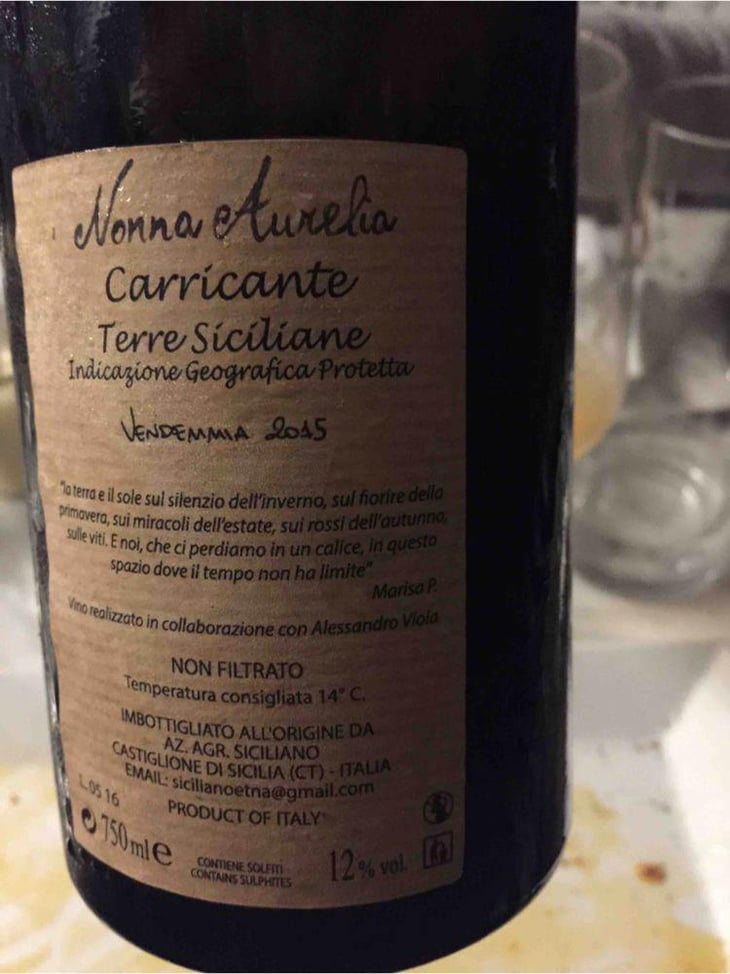 Nonna Aurelia - Azienda Agricola Alessandro Viola - Alessandro Viola 