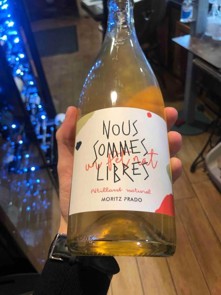 Nous Sommes Libres - Pet Nat - Maison Moritz Prado - Ghislain Moritz & Angela Prado 