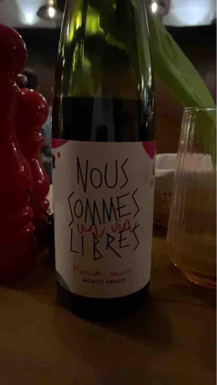 Nous Sommes Libres - Pinot Noir - Maison Moritz Prado - Ghislain Moritz & Angela Prado 