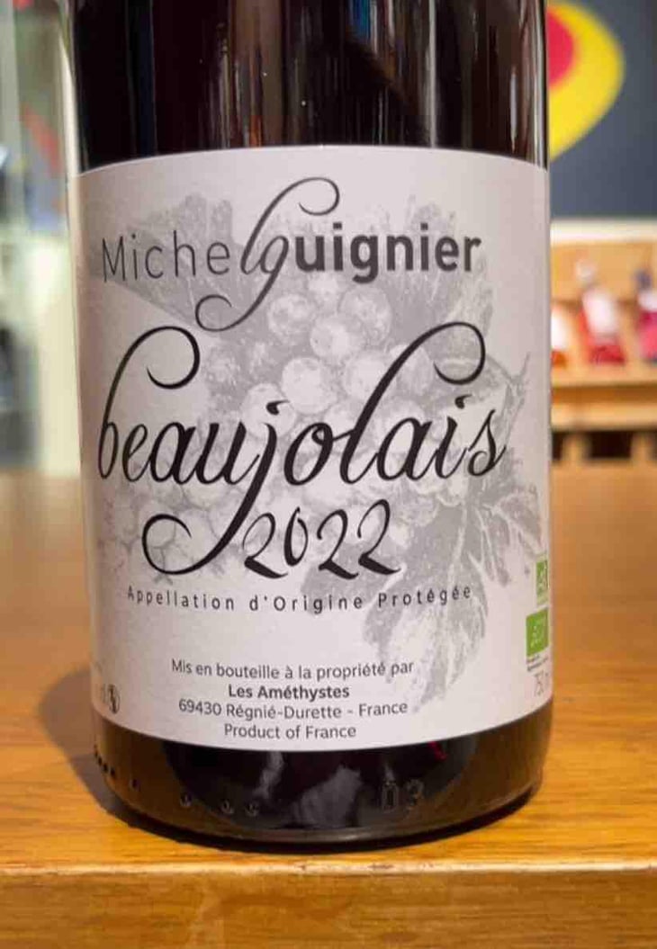 Nouveau - Domaine Les Améthystes - Michel Guignier (homonym) 