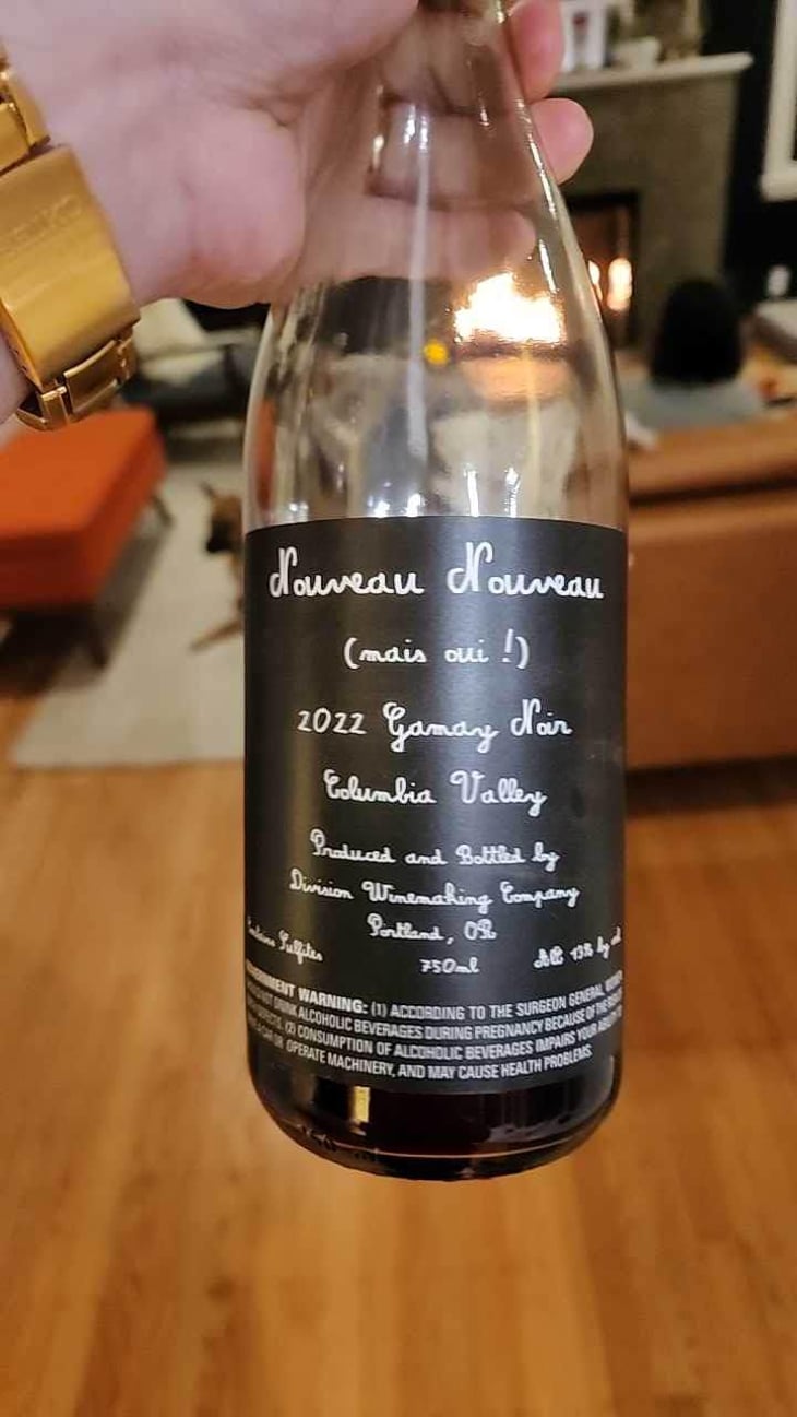 Nouveau Nouveau - Division Winemaking Company - Kate Norris & Tom Monroe 