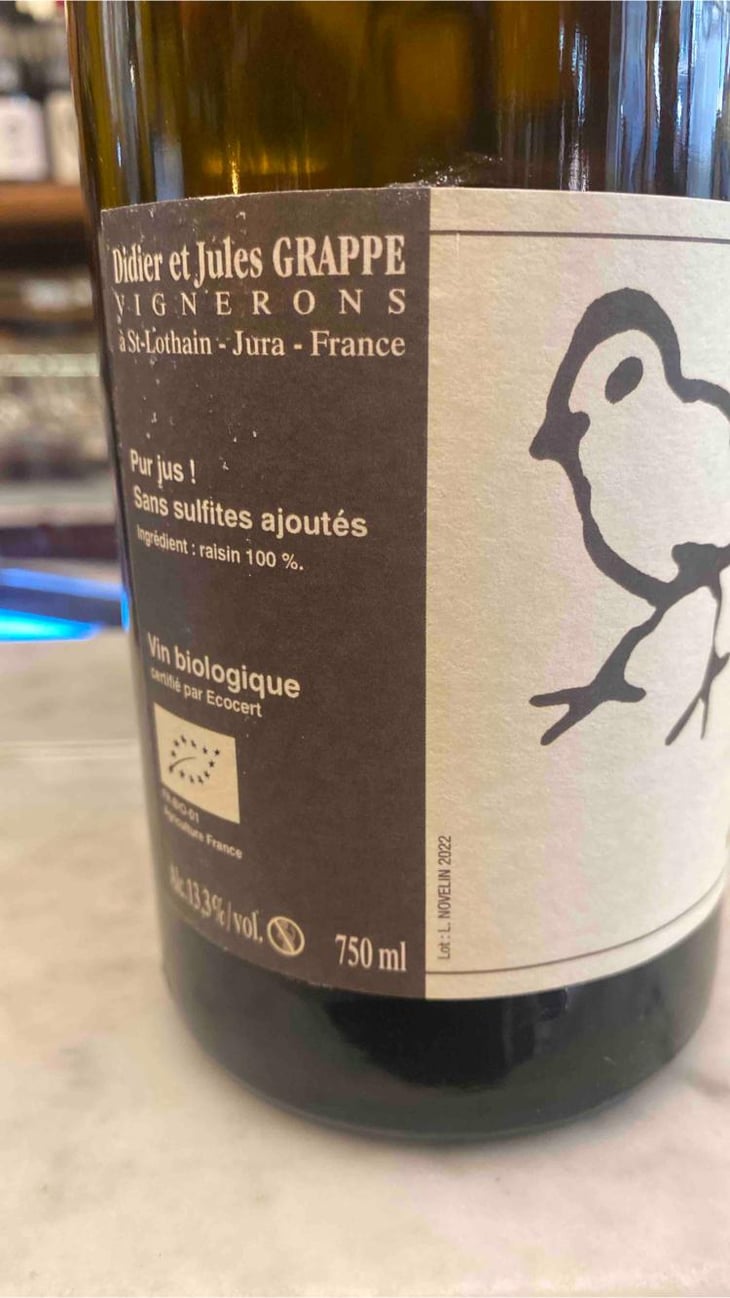 Chardonnay "Novelin" - Didier Grappe - Didier et Jules Grappe 