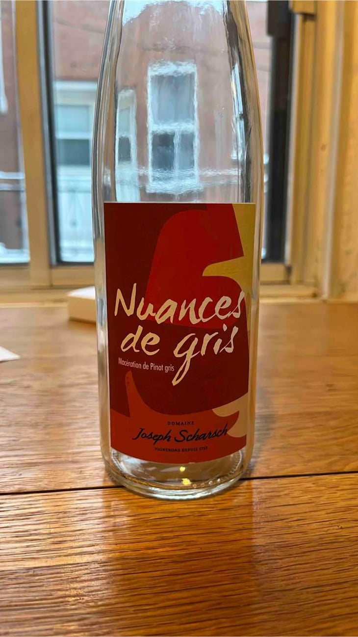 Nuances De Gris - Domaine Joseph Scharsch - Nicolas Scharsch -2018