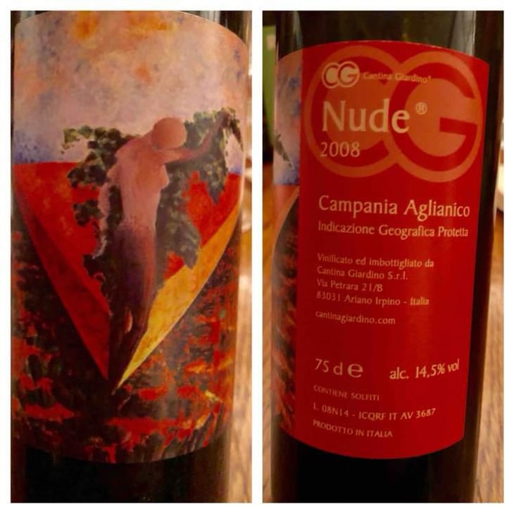 Nude - Cantina Giardino - Antonio Di Gruttola & Daniela De Gruttola 